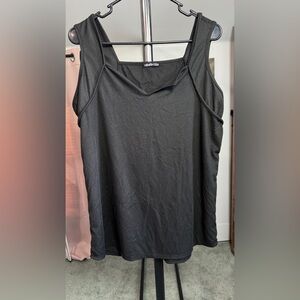 HEIMISH USA Black Ribbed Tank Top